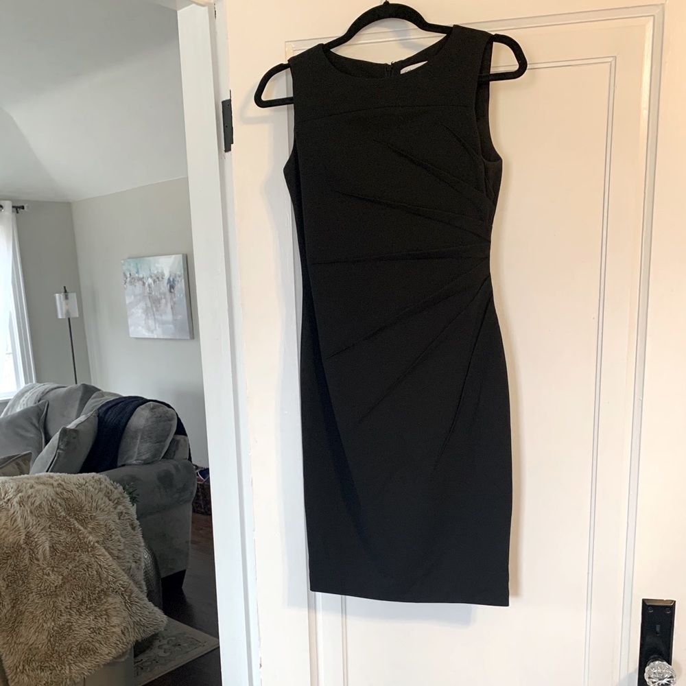 Black Midi Calvin Klein Dress